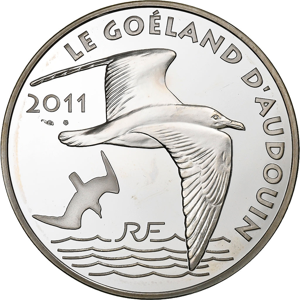 Frankrijk, 10 Euro, Le Goéland D'Audouin, 2011, Paris, Zilver, UNC-, KM:1806