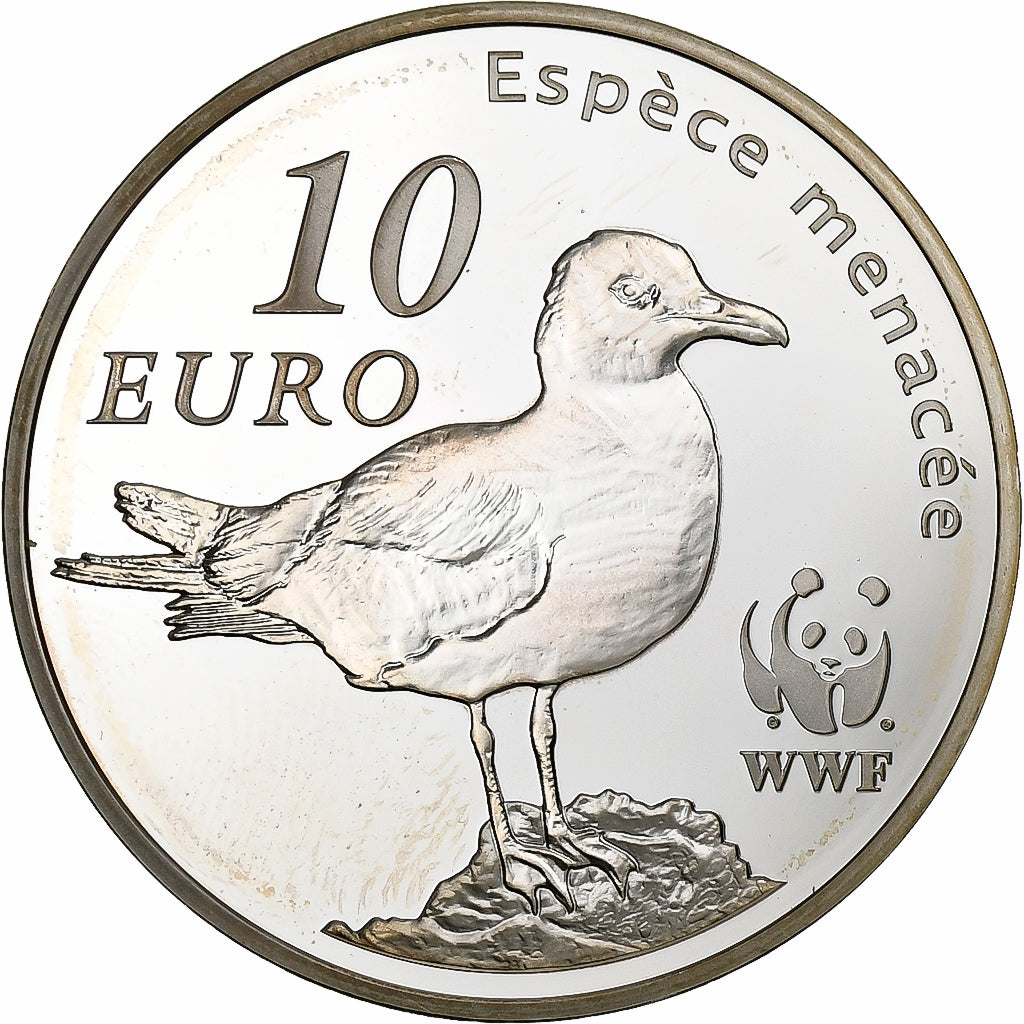 Frankrijk, 10 Euro, Le Goéland D'Audouin, 2011, Paris, Zilver, UNC-, KM:1806
