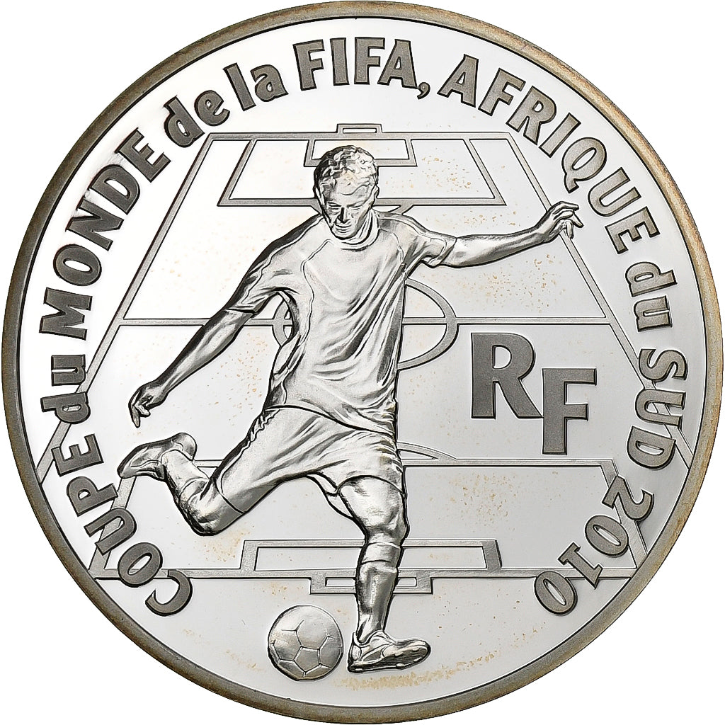 França, 10 Euro, Coupe du Monde de la FIFA, Afrique du Sud 2010, 2009, Paris