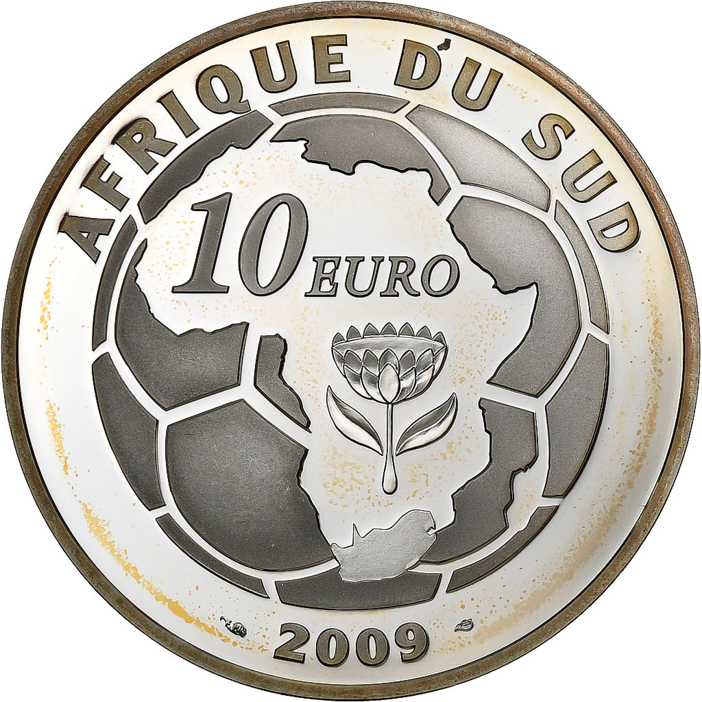 França, 10 Euro, Coupe du Monde de la FIFA, Afrique du Sud 2010, 2009, Paris
