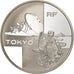 Frankrijk, 1-1/2 Euro, Vol Paris-Tokyo, 2003, Paris, Zilver, UNC-, KM:1343