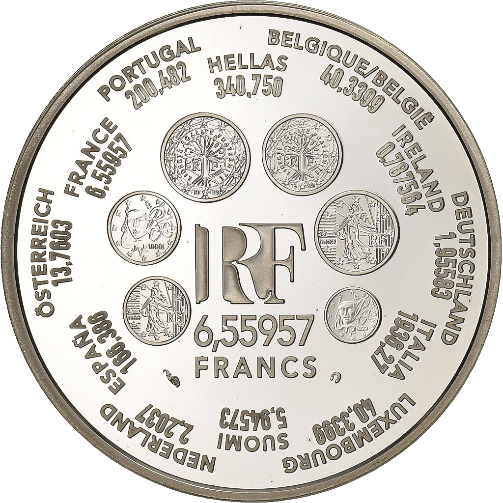 Francia, 6.55957 Francs, Europa, 2000, Paris, Argento, SPL, KM:1255