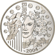 Frankrijk, 1-1/2 Euro, Europa, 2004, Paris, Zilver, UNC-, KM:1391