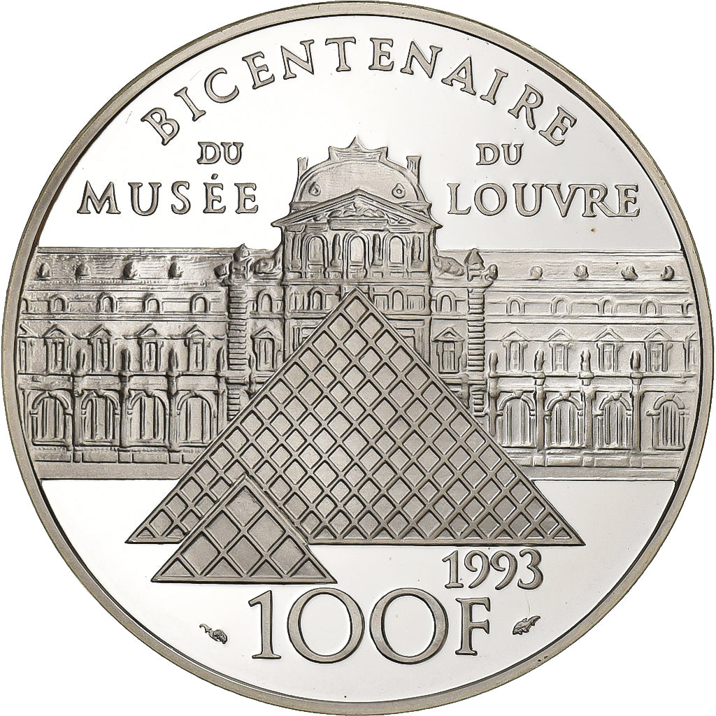 Frankreich, 100 Francs, La Victoire de Samothrace, 1993, Paris, Silber, UNZ