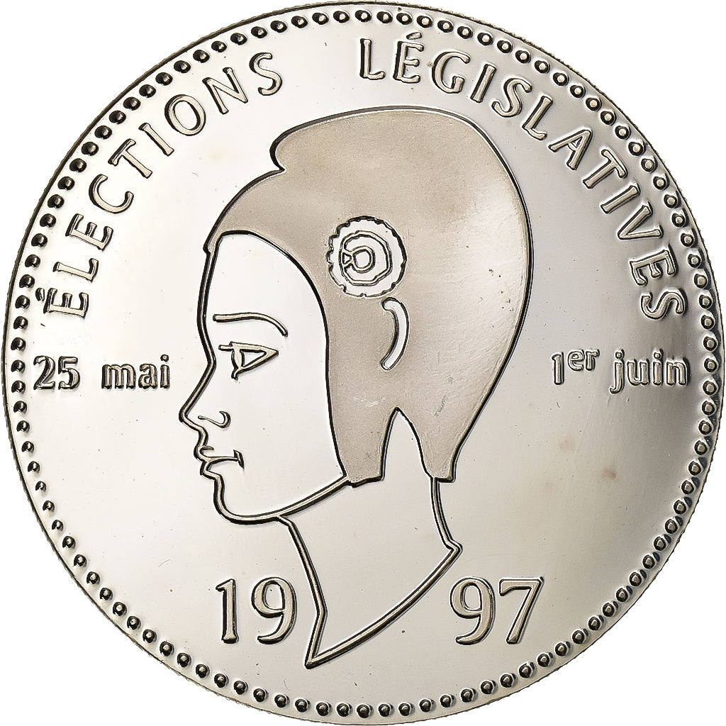 Francia, medaglia, Assemblée Nationale, 1997, Argento, FS, SPL