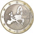 France, 1-1/2 Euro, Parlement européen, 2008, Paris, Argent, SPL, KM:1532