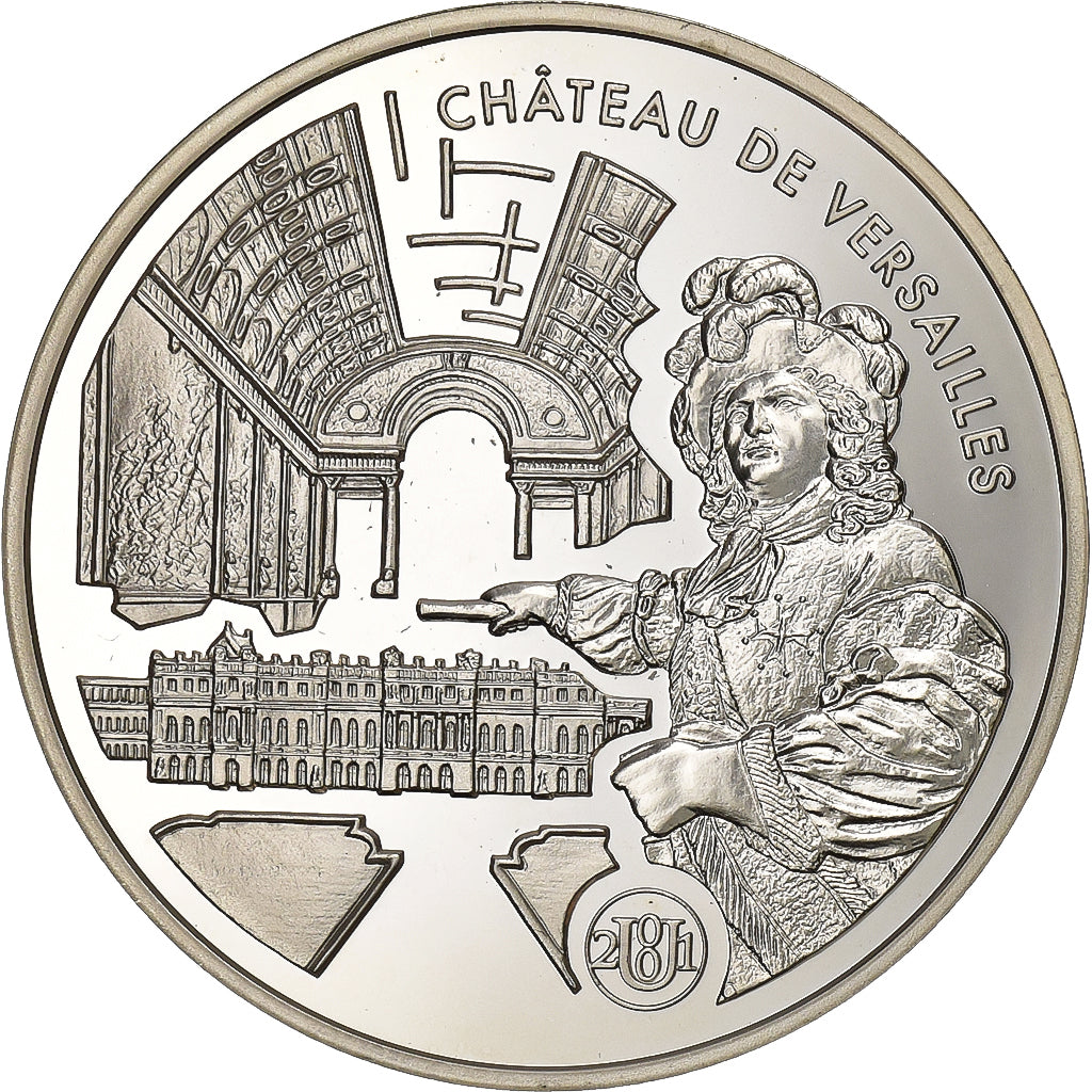 Francia, 10 Francs, Château de Versailles, 2001, Paris, Argento, SPL, KM:1268