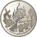 França, 1-1/2 Euro, La Butte Montmartre, 2002, Paris, Prata, MS(63), KM:1307
