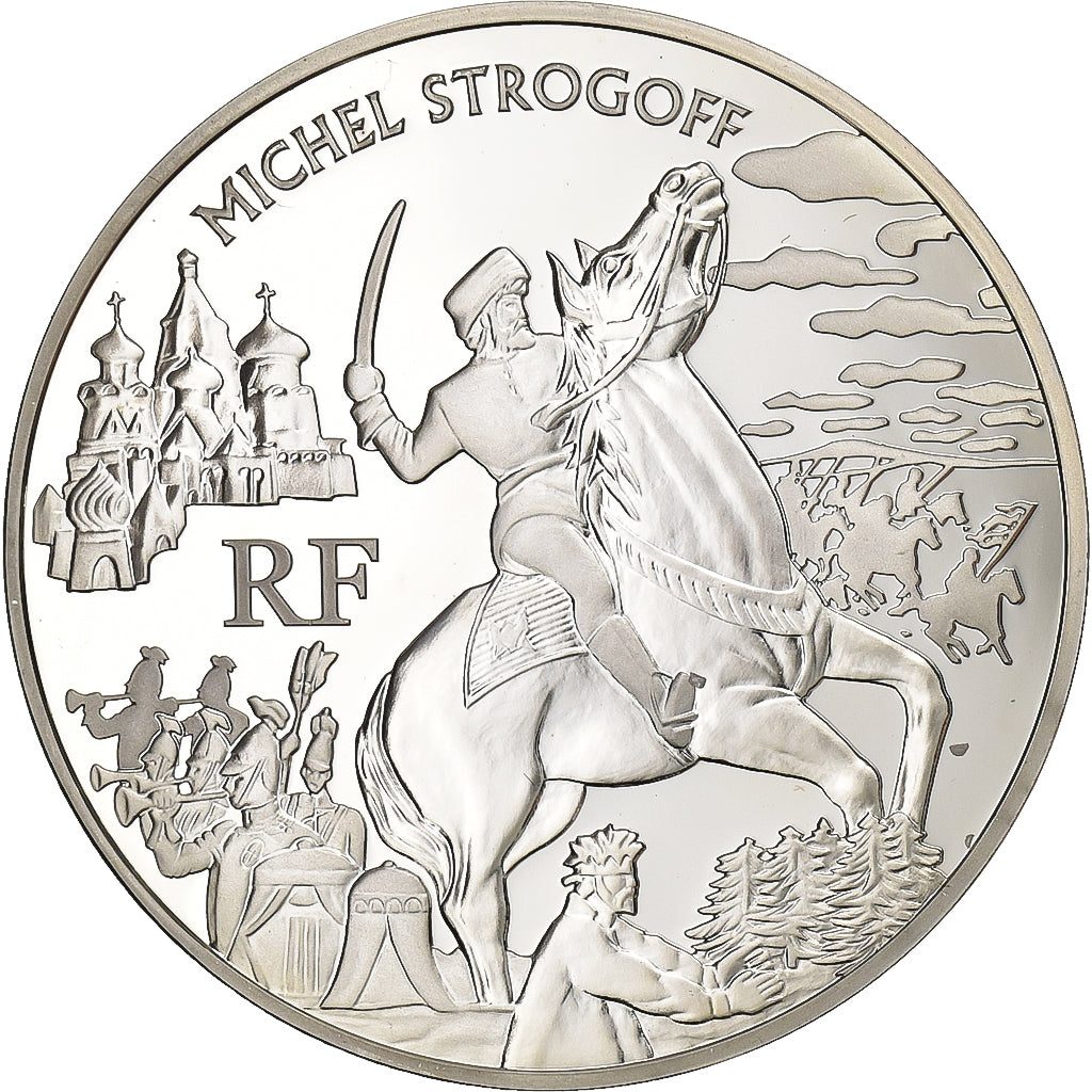 France, 1-1/2 Euro, Michel Strogoff, 2006, Paris, Silver, MS(63), KM:1447