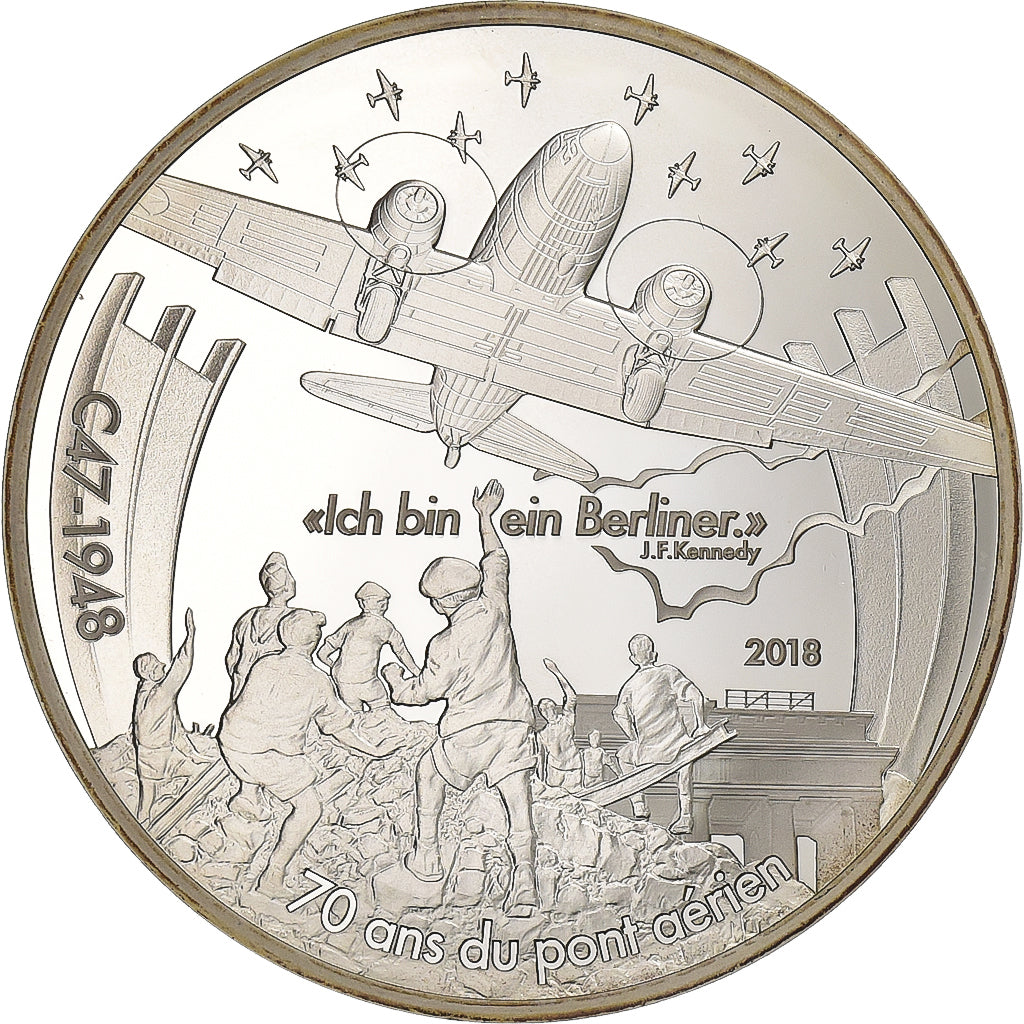 Frankreich, 10 Euro, L'Aviation et L'Histoire, PP, 2018, Paris, Silber, UNZ
