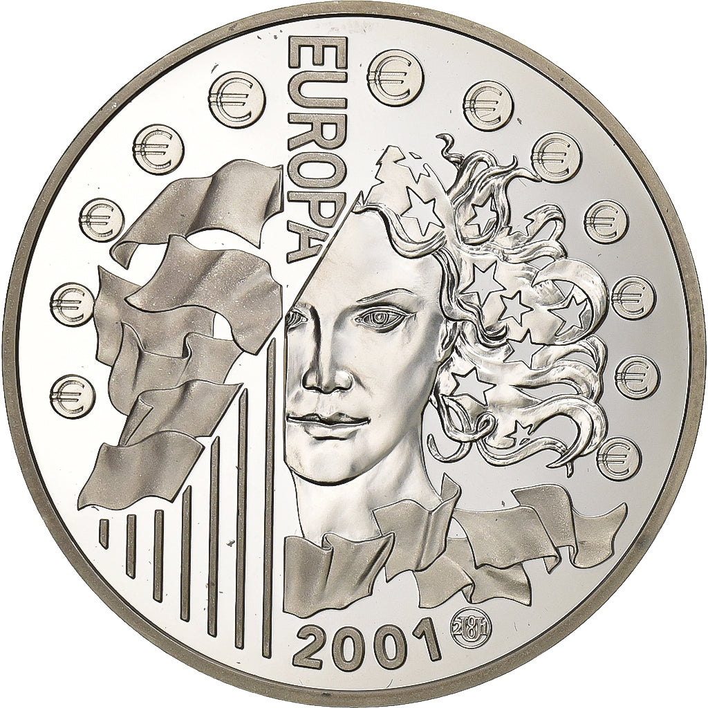 Francia, 6.55957 Francs, Europa, 2001, Paris, Argento, SPL, KM:1265.2