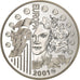 Francia, 6.55957 Francs, Europa, 2001, Paris, Argento, SPL, KM:1265.2