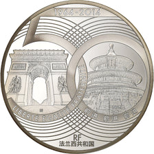 France, 10 Euro, 50e Anniversaire des relations diplomatiques Franco-Chinoise