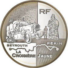 Frankreich, 1-1/2 Euro, La Croisière Jaune, 2004, Paris, Silber, UNZ, KM:1382