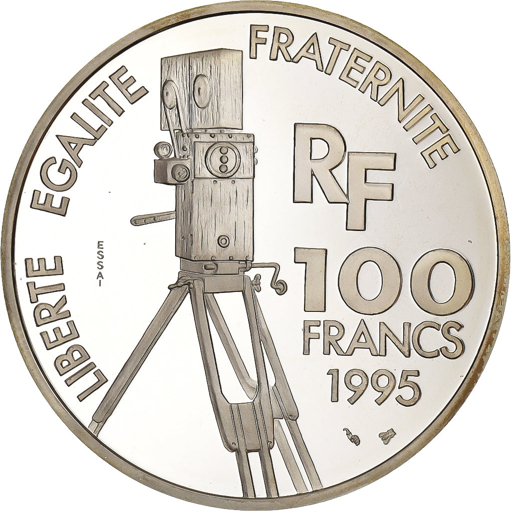 Francia, 100 Francs, Marcel Pagnol, 1995, Paris, Argento, SPL, KM:1944