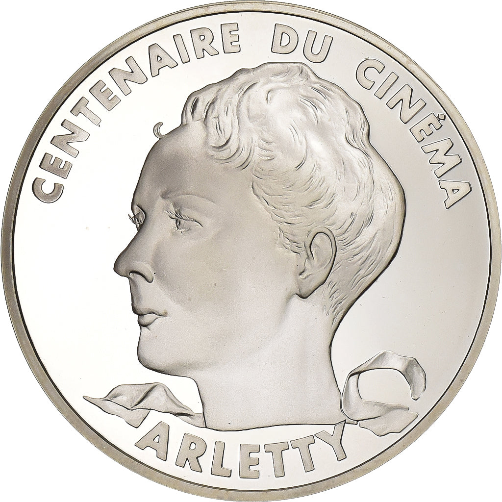 Francia, 100 Francs, Arletty, 1995, Paris, Argento, SPL, KM:1945