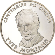 France, 100 Francs, Yves Montand, 1995, Paris, Silver, MS(63), KM:1104