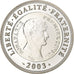 Francia, 1-1/2 Euro, Bicentenaire du franc germinal, FS, 2003, Paris, Argento