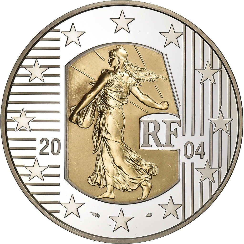 France, 5 Euro, Semeuse, Proof, 2004, Paris, Silver, MS(63)