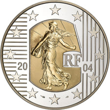 France, 5 Euro, Semeuse, Proof, 2004, Paris, Silver, MS(63)