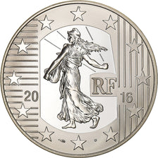 Francia, 10 Euro, François 1er, Prueba, 2016, Paris, Plata, SC