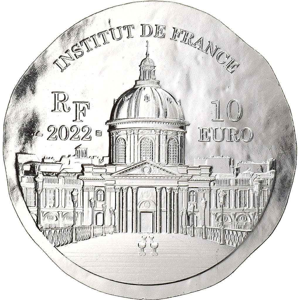 Francia, 10 Euro, Albert II, de Monaco (1848-1922), BU, 2022, Paris, Plata, SC