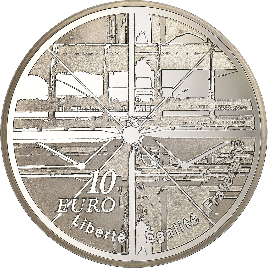 Frankreich, 10 Euro, Centre Georges Pompidou, 2010, Paris, Silber, UNZ, KM:1686