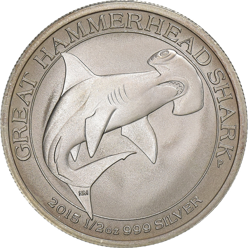 Canada, Elizabeth II, 50 Cents, Requin Marteau, 2015, Ottawa, Proof, Silver