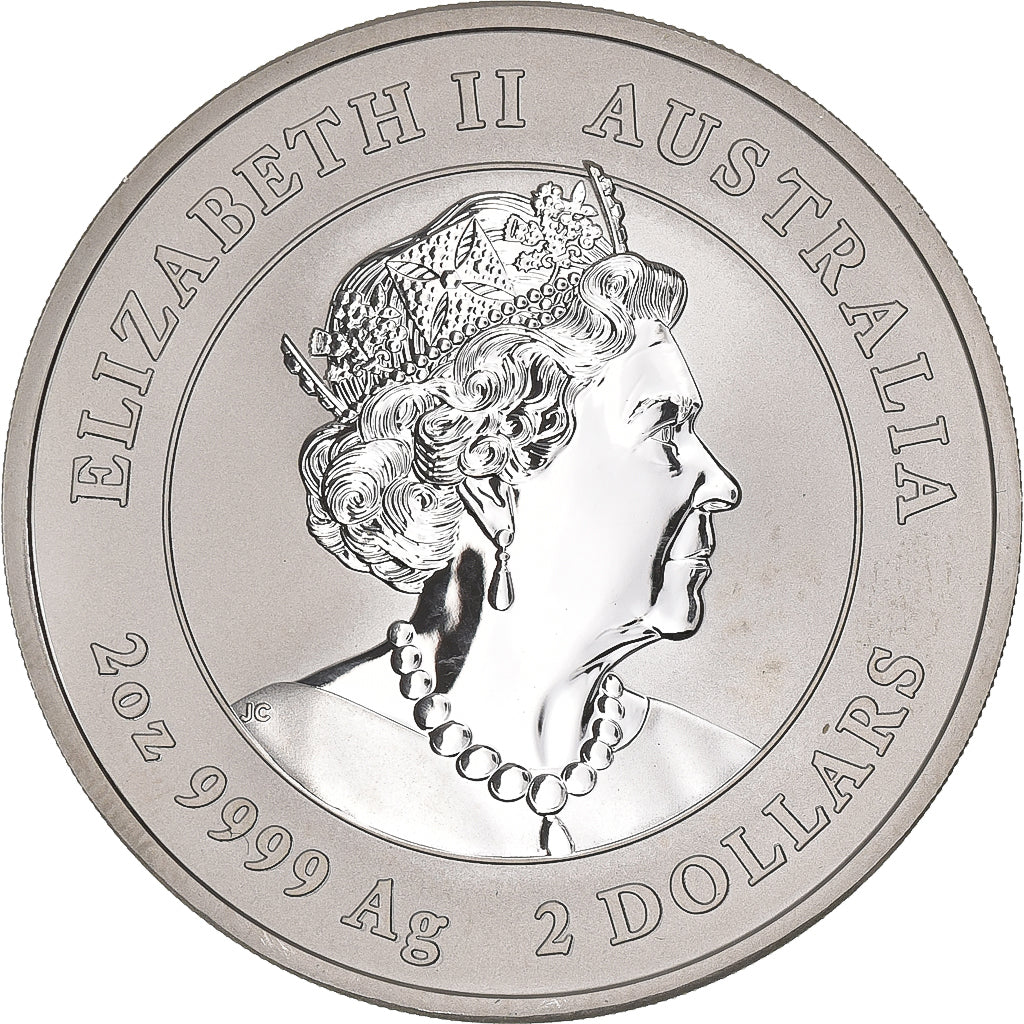 Australien, Elizabeth II, 2 Oz, Rabbit, 2023, Royal Australian Mint, PP, Silber