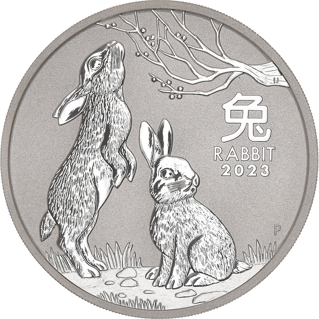 Australien, Elizabeth II, 2 Oz, Rabbit, 2023, Royal Australian Mint, PP, Silber