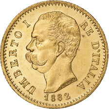 Italie, Umberto I, 20 Lire, 1882, Rome, Or, SUP, KM:21