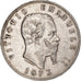 Italy, Vittorio Emanuele II, 5 Lire, 1873, Milan, Silver, EF(40-45), KM:8.3