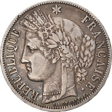 Francia, 5 Francs, Cérès, 1851, Paris, Plata, MBC, Gadoury:719, KM:761.1