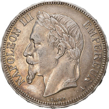 France, Napoleon III, 5 Francs, 1868, Paris, Silver, EF(40-45), Gadoury:739