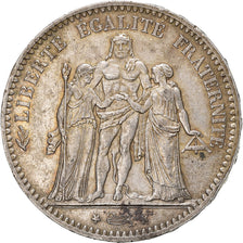 Frankreich, 5 Francs, Hercule, 1876, Paris, Silber, SS+, Gadoury:745a, KM:820.1