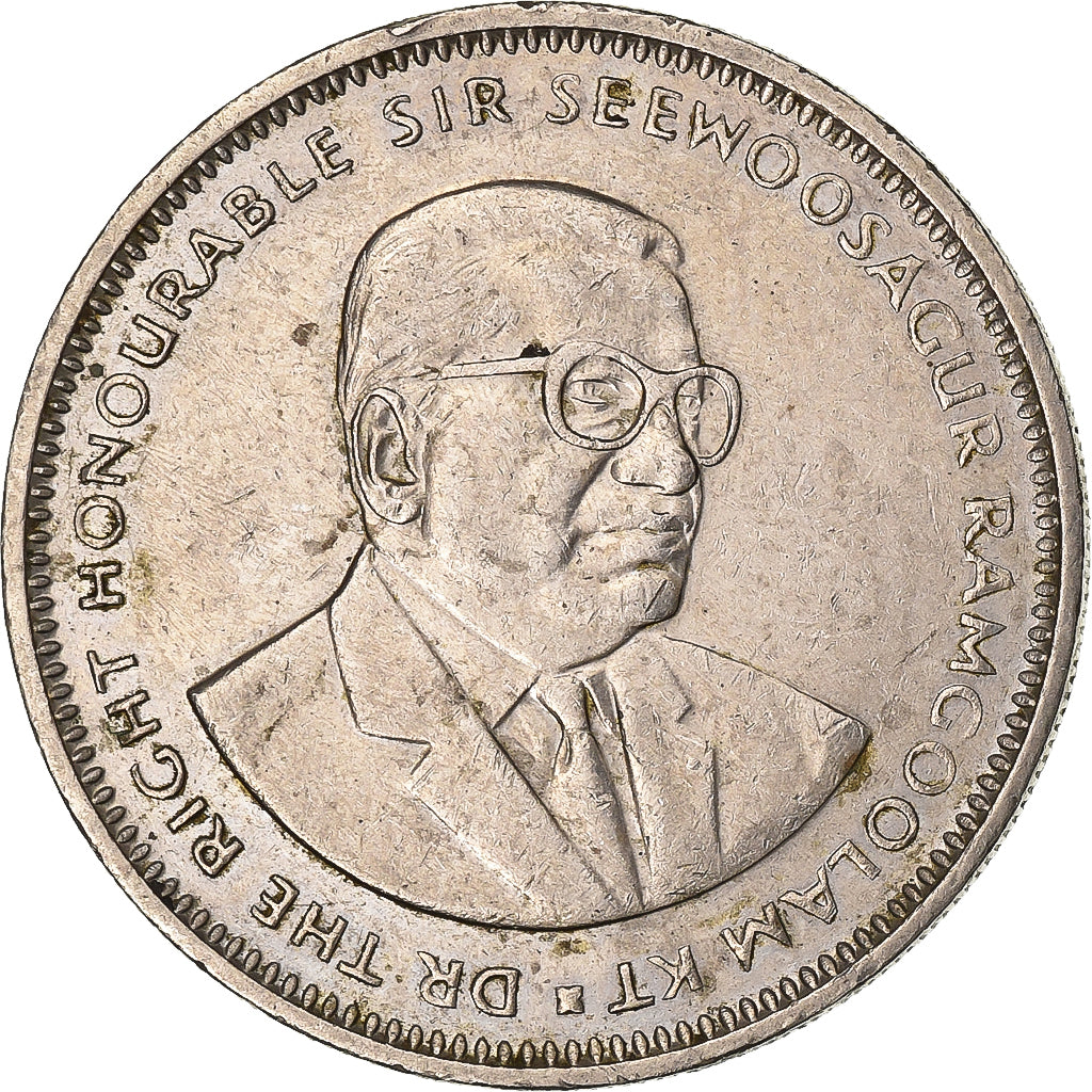 Mauritius, Rupee, 1993, Kupfer-Nickel, SS, KM:55
