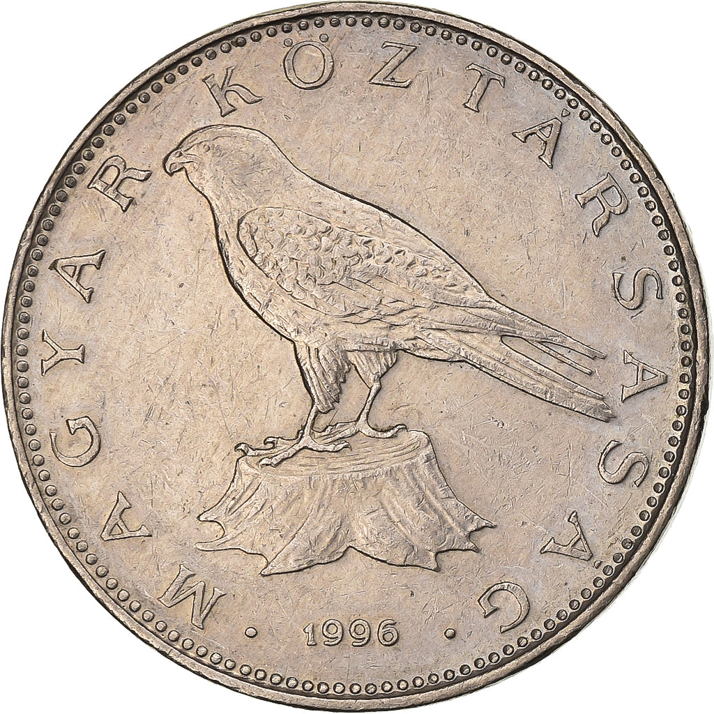 Hungary, 50 Forint, 1996, Budapest, Copper-nickel, EF(40-45), KM:697