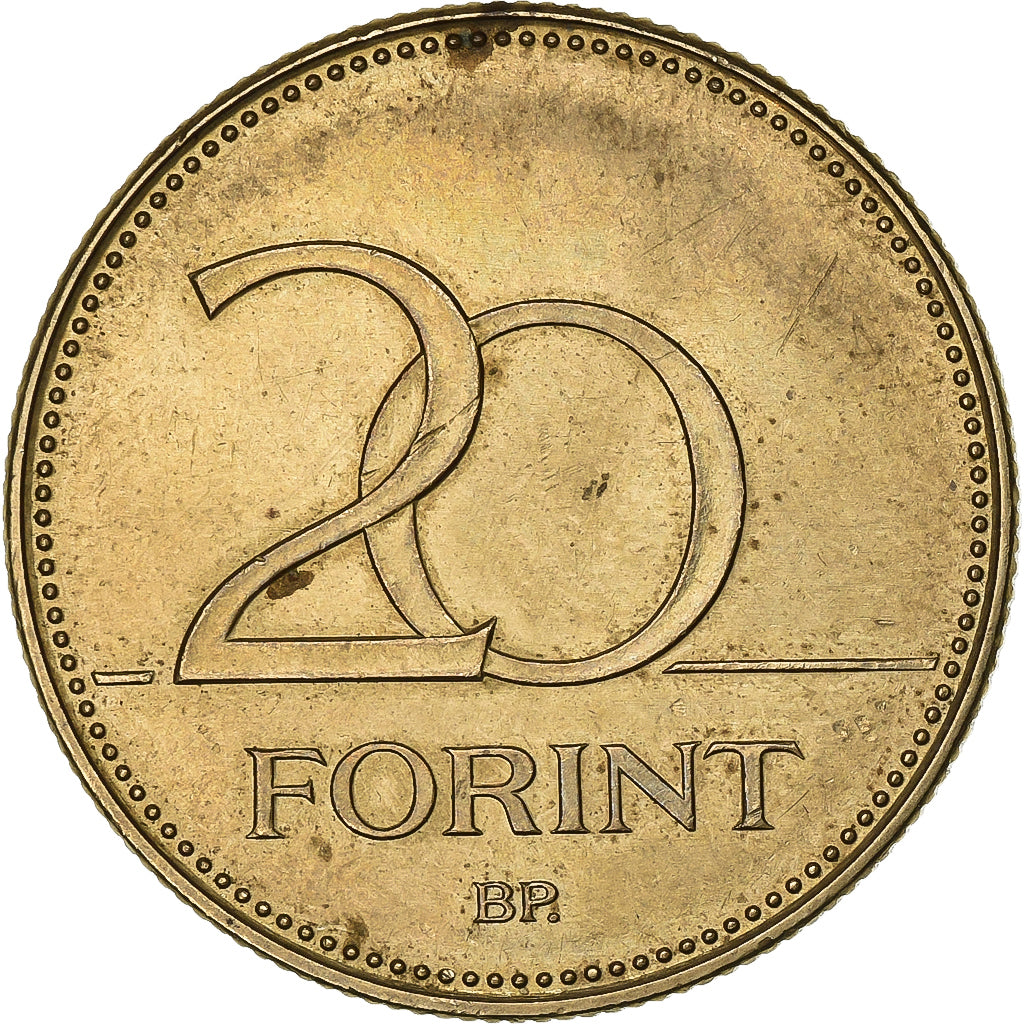 Ungarn, 20 Forint, 1995, Budapest, Nickel-brass, VZ
