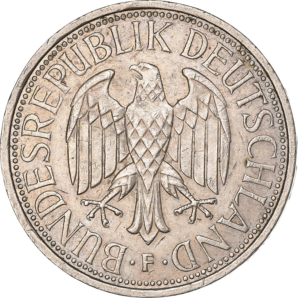 Bundesrepublik Deutschland, Mark, 1991, Stuttgart, Kupfer-Nickel, SS, KM:110
