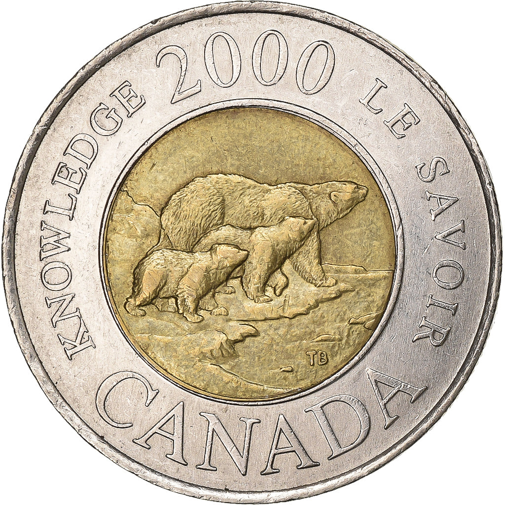 Canada, Elizabeth II, 2 Dollars, 2000, Royal Canadian Mint, Bi-Metallic, PR