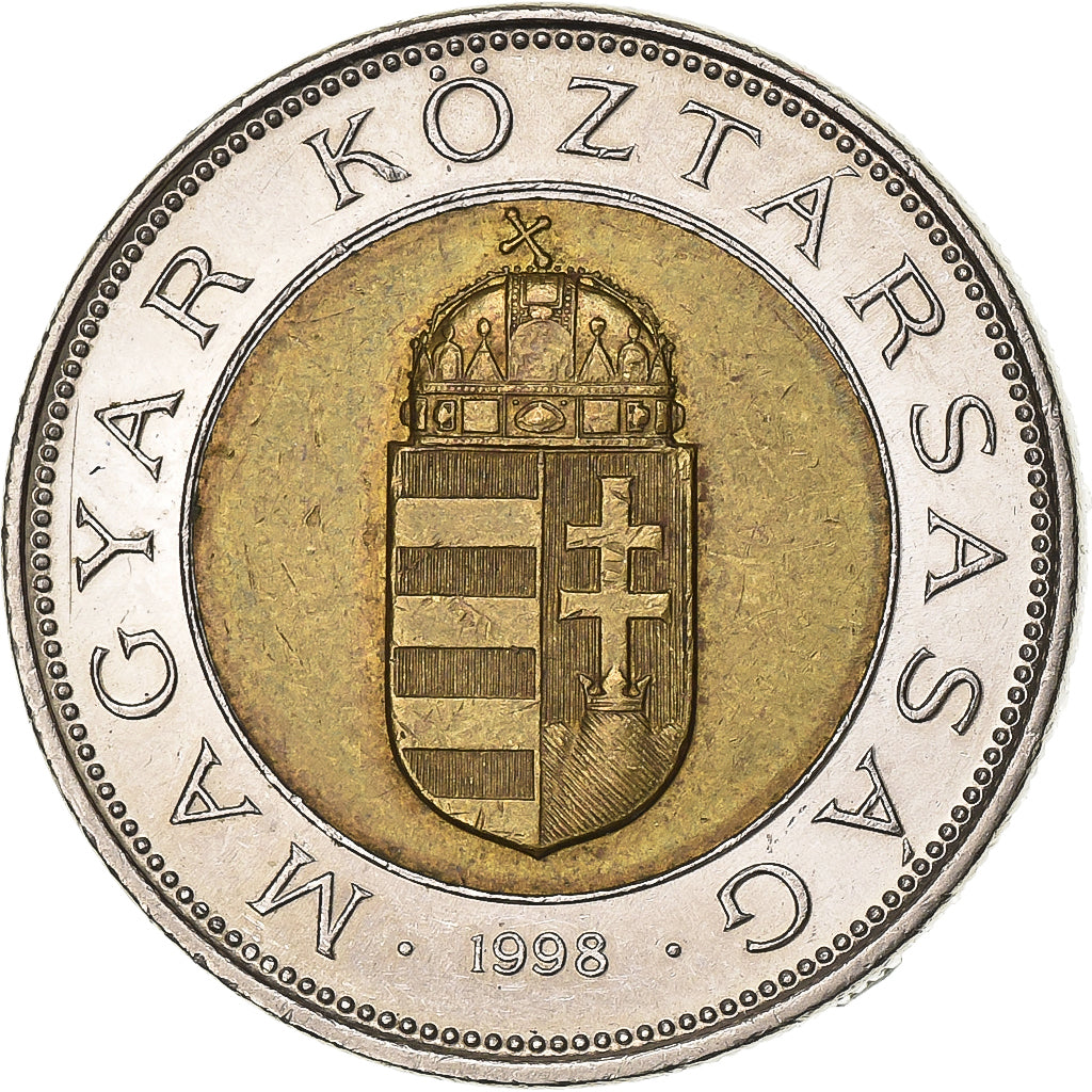 Ungarn, 100 Forint, 1998, Budapest, Bi-Metallic, SS, KM:721