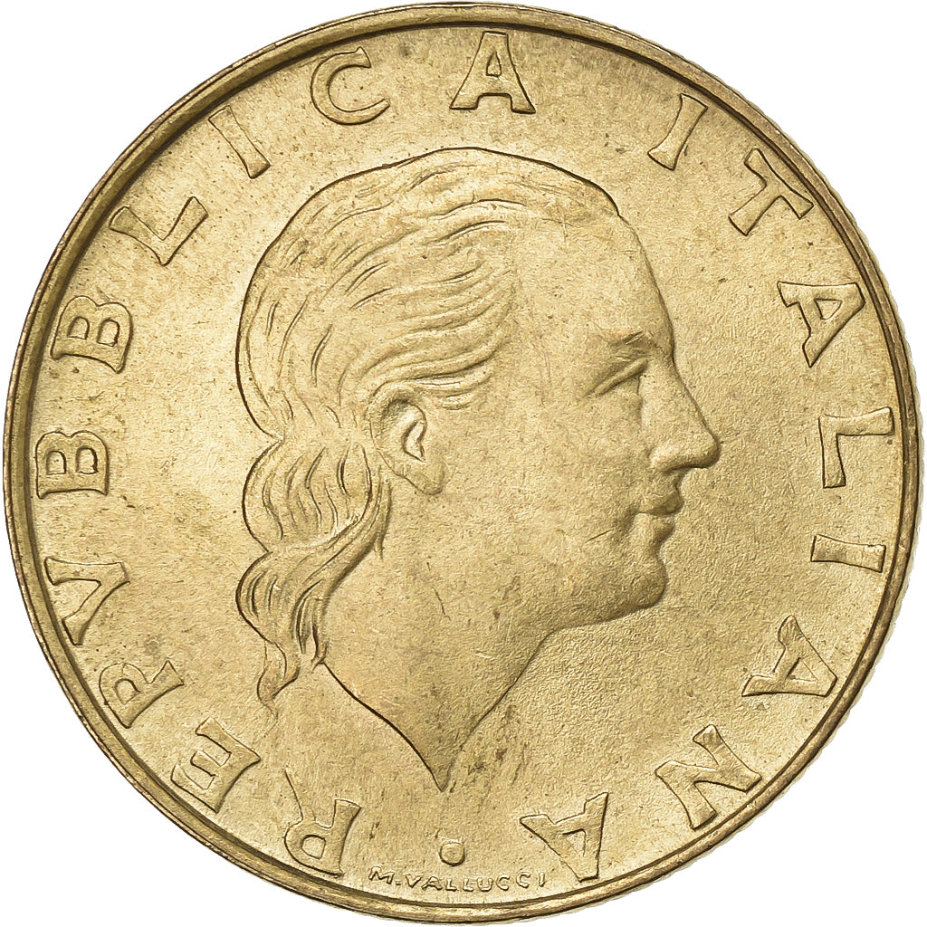 Italy, 200 Lire, 1994, Rome, Aluminum-Bronze, AU(50-53), KM:164