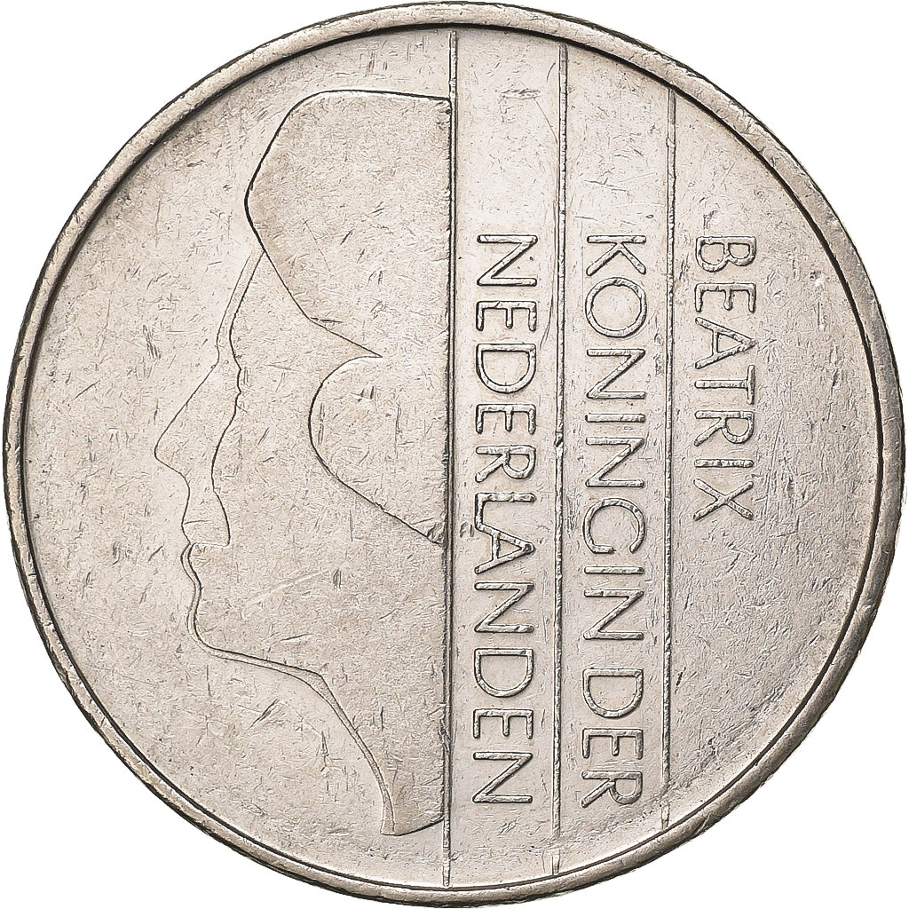 Niederlande, Beatrix, Gulden, 1982, Nickel, SS, KM:205