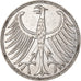Federale Duitse Republiek, 5 Mark, 1956, Stuttgart, Zilver, ZF, KM:112.1