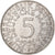 Federal Republic of Germany, 5 Mark, 1956, Stuttgart, Silver, EF(40-45)