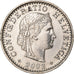 Switzerland, 20 Rappen, 2002, Bern, Copper-nickel, AU(55-58), KM:29a