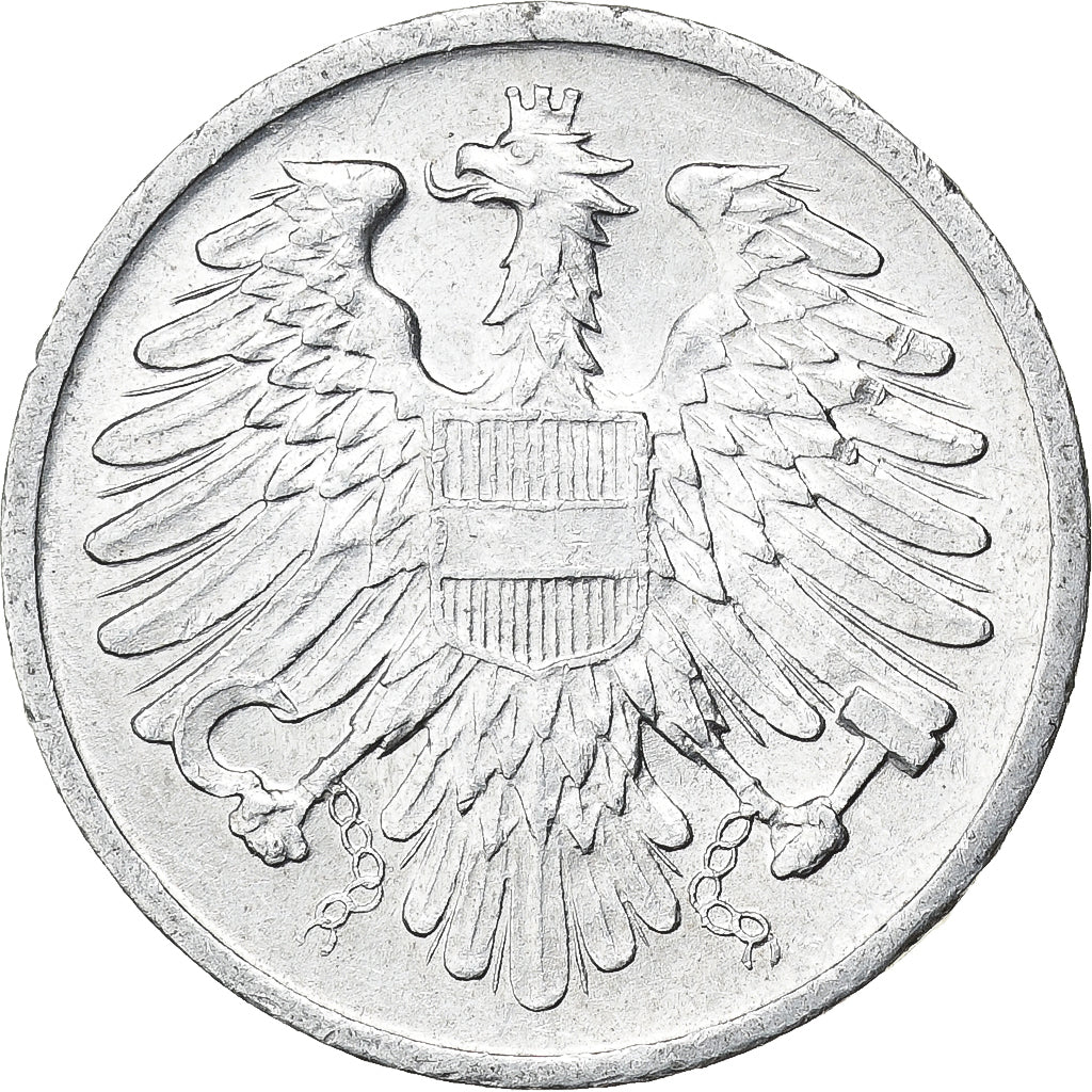 Austria, 2 Groschen, 1968, Aluminum, AU(55-58), KM:2876