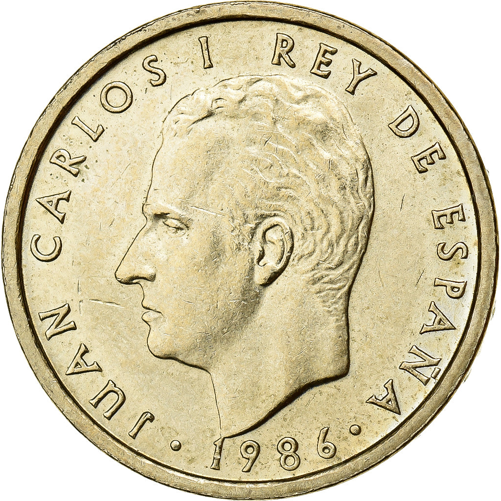 España, Juan Carlos I, 100 Pesetas, 1986, Madrid, Aluminio - bronce, EBC