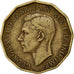 Great Britain, George VI, 3 Pence, 1944, Nickel-brass, EF(40-45), KM:849