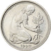 Federal Republic of Germany, 50 Pfennig, 1990, Berlin, Copper-nickel, AU(55-58)